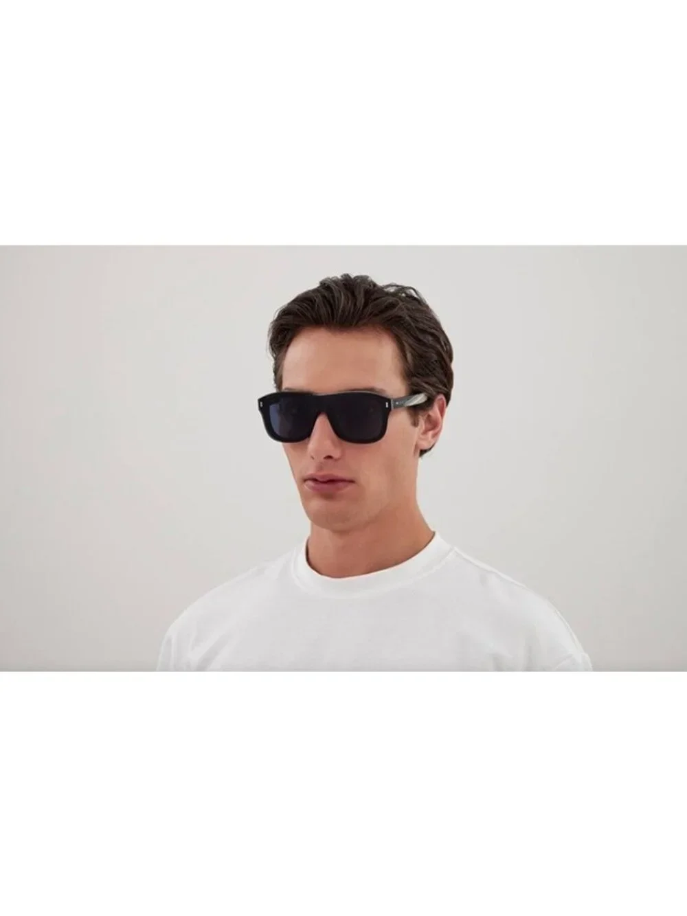 Gucci GG1712S 002 Sunglasses Havana Square Frame, Clear with Clip-On Lenses
